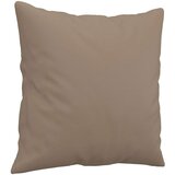  Kavč dvosed z okrasnimi blazinami kapučino 140 cm ume | Shoptok.si
