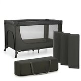 Kinderkraft Putni krevetić 2u1 LIGHT JOY, Grey | shoptok.hr