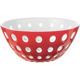 guzzini Skleda Ø25 cm LE MURRINE - rdeča / bela / transparentna Cene