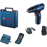 Bosch Akumulatorska vibraciona bušilica - odvrtač GSB 120-LI; 2x2,0Ah 23-delni set pribora u koferu 06019G8102 | ePonuda.com