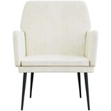  Fotelj krem 62x79x79 cm žamet, (20929381) | Shoptok.si