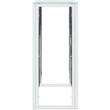  Konzolni stol 110 x 30 x 70 cm od nehrđajućeg čelika i stakla | shoptok.hr
