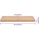  Ljepljivi tepisi za stepenice 30 kom smeđe 65x21x4 cm | shoptok.hr