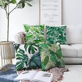 Minimalist Cushion Covers set od 4 ukrasne jastučnice Summer Jungle, 55 x 55 cm Cijene