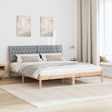  Krevetni okvir s tapiciranim uzglavljem Smeđa 180 x 200 cm | shoptok.hr
