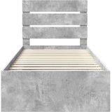  Krevetna konstrukcija s uzglavljem Betonska siva 90 x 190 cm | shoptok.hr