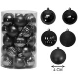 Tutumi Set crnih božićnih kuglica 34 komada SYSD1688-033 | shoptok.hr