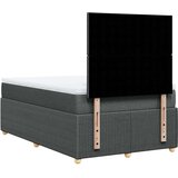  Krevet box spring s madracem tamnosivi 120 x 190 cm tkanina | shoptok.hr