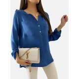 Gemre Loose-fitting blue blouse Clairs | shoptok.hr