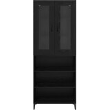  Highboard Crni hrast 69,5 x 34 x 180 cm Konstruirano drvo | shoptok.hr