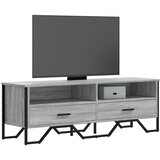 vidaXL ormarić siva boja hrasta 122 x 34 x 41 cm konstruirano drvo | shoptok.hr