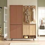 Hanah home OS1-SK oaktile red hall stand u