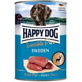  Varčno pakiranje Happy Dog Sensible Pure 24 x 400 g - Sweden (divjačina) | shoptok.hr