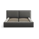 Cosmopolitan Design Sivi baršunasti tapecirani bračni krevet s prostorom za odlaganje s podnicom 180x200 cm Arendal – | shoptok.hr