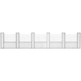 Gabionska košara U-oblike pocinkano jeklo 570x20x100 cm | Shoptok.si
