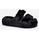 Boto Women's Fur Slippers On Platform Black Talfedi | Shoptok.si