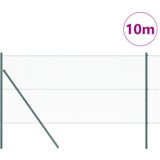 vidaXL Hexagon Ograja Zelena 1x10 m Jeklo | Shoptok.si