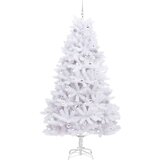  Umetno Zložljivo Božično Drevo Bela 240 cm PVC in jeklo, (5000111494) | Shoptok.si