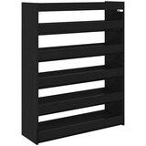 vidaXL Stalak za cipele crni 80x25x100 cm od konstruiranog drva | shoptok.hr