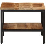 vidaXL Klubska mizica 45x45x35 cm trden robusten mangov les | Shoptok.si