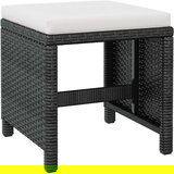  9-dijelni vrtni blagovaonski set od poliratana i bagremovog drveta | shoptok.hr