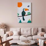 Artgeist Slika Na Platnu Toucan And Butterflies | Shoptok.si
