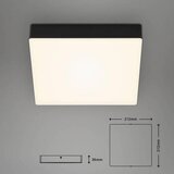  briloner 7070-015 - led stropna svetiljka flame LED/16W/230V crna | Eponuda.com