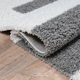 Lesnina XXXL PREPROGA Z VISOKIM FLOROM Milano 200/290 cm tkano bela, svetlo siva | Shoptok.si