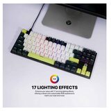 Fantech tastatura mehanicka gaming MK877S rgb atom 87S mori bela (rosie switch) | Eponuda.com
