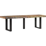 vidaXL Klop 160 cm trden predelan les in jeklo