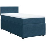 Box spring krevet s madracem plavi 80 x 200 cm baršunasti | shoptok.hr