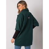 Fashion Hunters RUE PARIS Dark green oversize coat | shoptok.hr