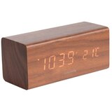 Karlsson Budilica u drvenom dekoru Block, 16 x 7,2 cm Cijene