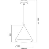  Visilica na sajli BOSCO 1xE27/15W/230V braon | Eponuda.com