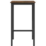  Stol za bar 52 x 52 x 90 cm Konstruirano drvo Dimljeni hrast - Dimljeni hrast 52 x 52 x 90 cm Slike
