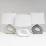 Casa Selección Bijela/bež stolna lampa keramička s tekstilnim sjenilom (visina 30 cm) – | shoptok.hr