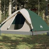  The Living Store Šotor za kampiranje za 3 osebe zelen vodoodporen - Šotor Za Kampiranje, (21487727) | Shoptok.si