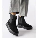 Gemre Black platform ankle boots Benilde | Eponuda.ba