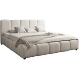 MID.YOU OBLAZINJENA POSTELJA 180 cm x 200 cm , les, umetna masa, tekstil, leseni material bež | Shoptok.si