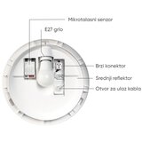 Braytron bela plafonjera 1xE27 sa senzorom | ePonuda.com