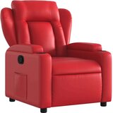  Naslanjač rdeče umetno usnje | Shoptok.si