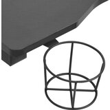 vidaXL Igraći stol LED s nogama u obliku slova Y crni 90 x 60 x 75 cm | shoptok.hr