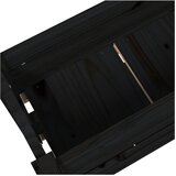  Sadilica crna 77x25x66 cm od masivne borovine | Eponuda.com