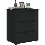 vidaXL Bivak VISNES Black 60x40x73 cm Inženirski les | Shoptok.si