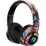  Slušalice bluetooth L750 HiFi RGB stickerbomb design, black | Eponuda.ba