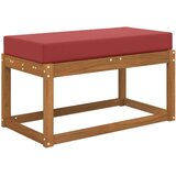  Jastučić za sjedenje na otvorenom boja crnog vina - boja crnog vina 80 x 40 cm | shoptok.hr