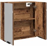  Kupaonski ormarić s ogledalom staro drvo 64x20x66,5 cm | shoptok.hr