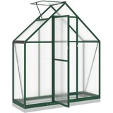 vidaXL Rastlinjak z okvirjem zelen 169x58x202 cm aluminij | Shoptok.si