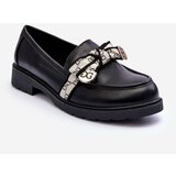 Kesi Leather shoes for women Moccasins black SBarski HY330 Cene