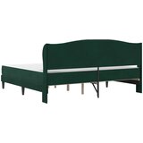  Krevetna konstrukcija s uzglavljem Crna 180 x 200 cm Baršun | shoptok.hr